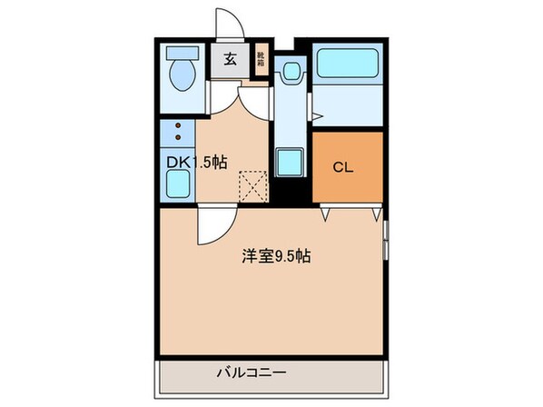 旭ケ丘ハイツの物件間取画像